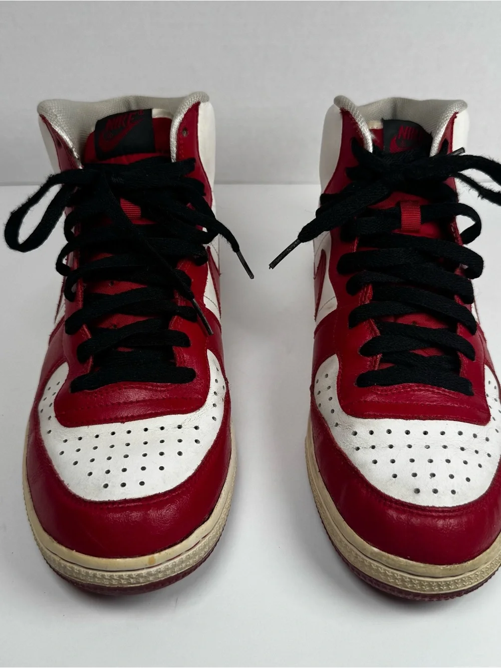 Nike Legend Mid Dunk Mens 10.5 Shoes 11/2008 Varsity Red White Black 312311-100
